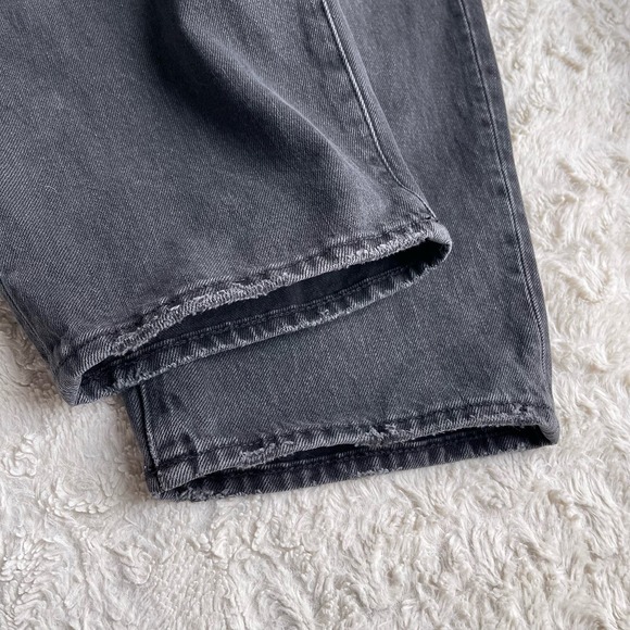 SOLD Madewell balloon leg jeans washed black noll wash MD690 28 - Picture 8 of 15